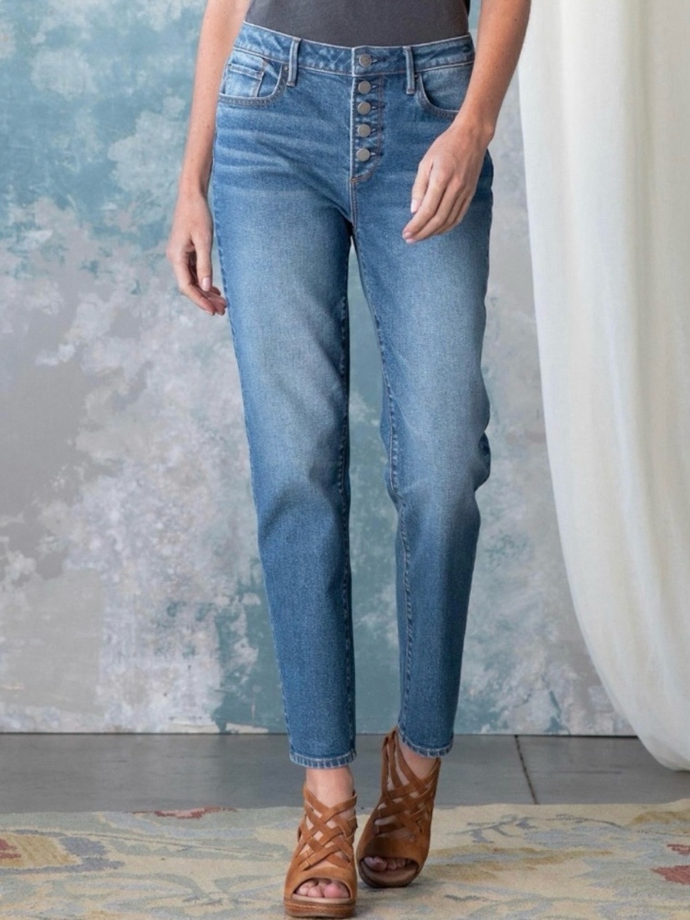 DRIFTWOOD Gizelle Button Fly Jeans, Waist 32, EXCELLENT condition
